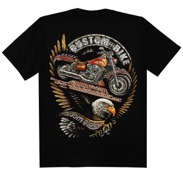 Motoros póló - Custom Bike