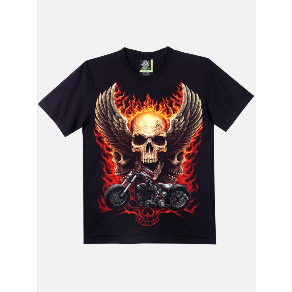 Flaming Skull T-shirt