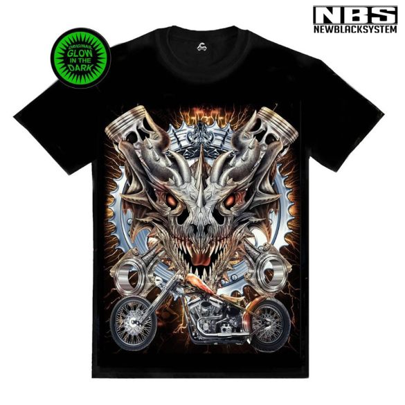 Piston Head Dragon - Biker T-shirt 