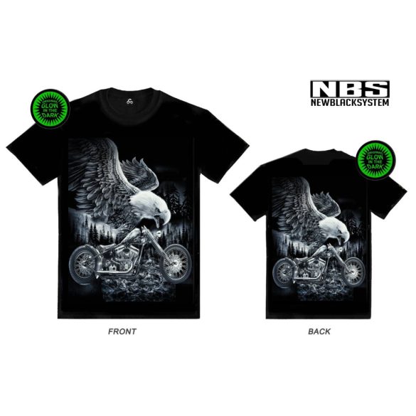 Motoros póló - Ride Free Eagle