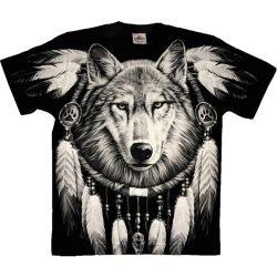 Wolf and Dreamcatcher póló