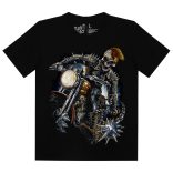 Koponyás póló - Punk Skull Rider - DarkRiderCo.