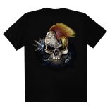 Koponyás póló - Punk Skull Rider - DarkRiderCo.