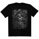 Koponyás póló - Snake of Death - DarkRiderCo.
