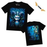 Koponyás póló - Blue Witch - DarkRiderCo.