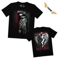 Koponyás póló - Love & Death - DarkRiderCo.