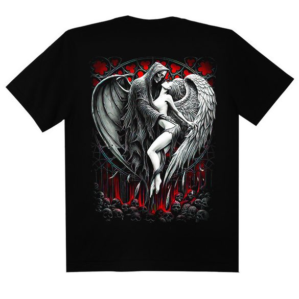 Koponyás póló - Love & Death - DarkRiderCo.