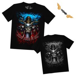 Koponyás póló - Ride free or die - DarkRiderCo.