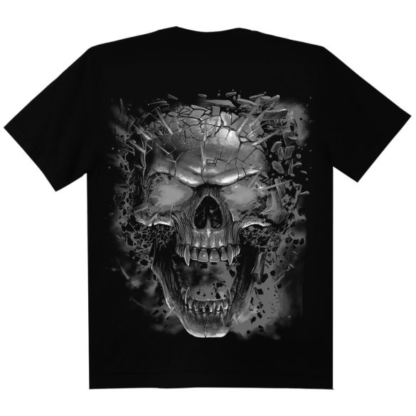 Koponyás póló - Fire Skull - DarkRiderCo.