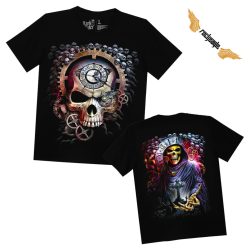 Koponyás póló - No time - DarkRiderCo.