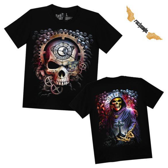 Koponyás póló - No time - DarkRiderCo.