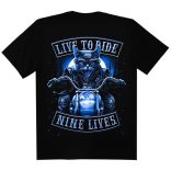 Motoros póló - Biker Cat - DarkRiderCo.