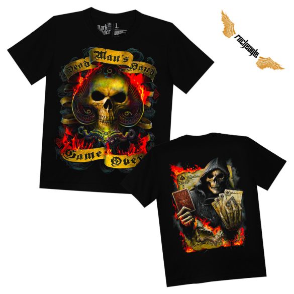 Koponyás póló - Dead man's hand - DarkRiderCo.
