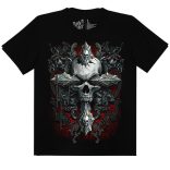 Koponyás póló - Skull Head Cross - DarkRiderCo.