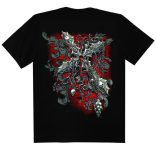 Koponyás póló - Skull Head Cross - DarkRiderCo.