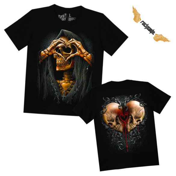 Koponyás póló - Skull Love - DarkRiderCo.