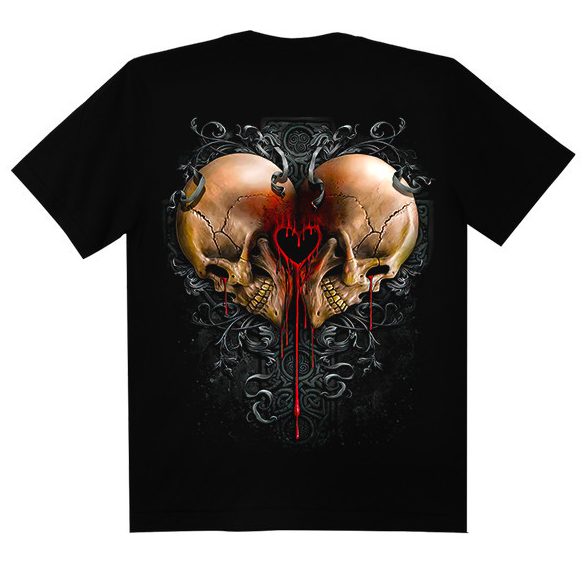 Koponyás póló - Skull Love - DarkRiderCo.