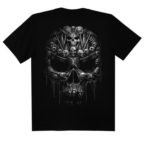 Koponyás póló - Skull Head - DarkRiderCo.