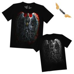 Koponyás póló - Angel of Death - DarkRiderCo.
