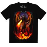 Sárkányos póló - Dragon Fire - DarkRiderCo.