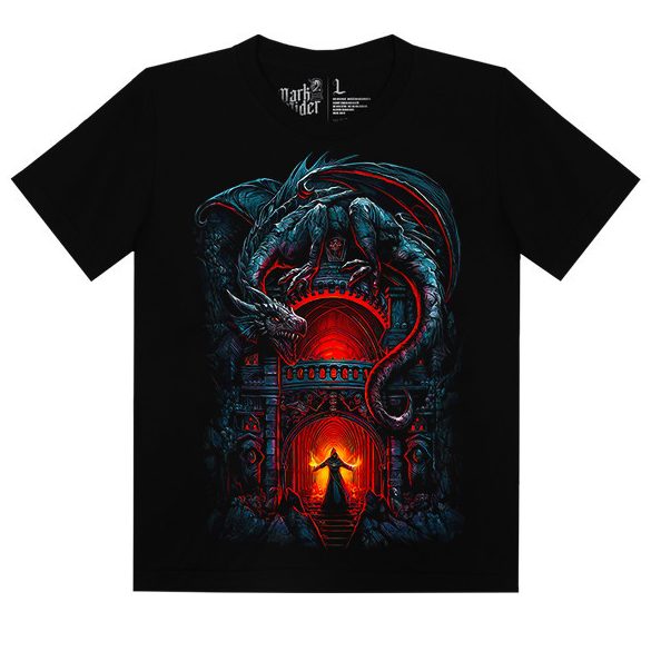 Sárkányos póló - Keeper of the Gate - DarkRiderCo.