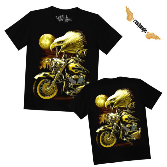 Eagle & Bike - Motoros póló - Darkrider™