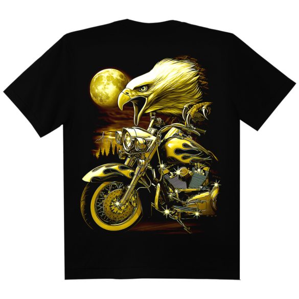 Eagle & Bike - Motoros póló - Darkrider™