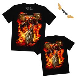 Burning rider - Motoros póló - Darkrider™