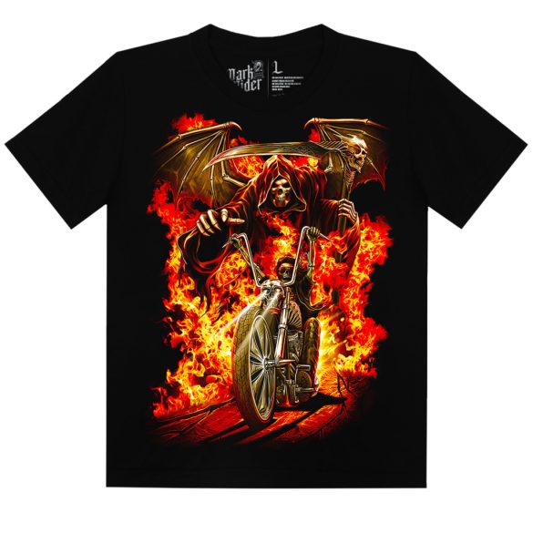 Burning rider - Motoros póló - Darkrider™