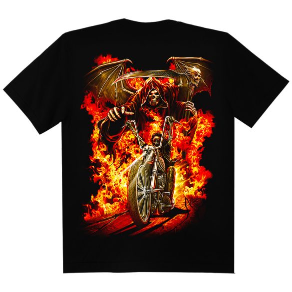 Burning rider - Motoros póló - Darkrider™