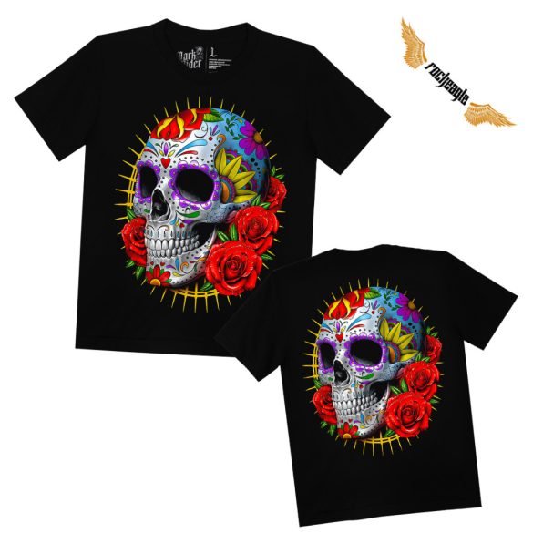 Sugar Skull - Koponyás póló - Darkrider™