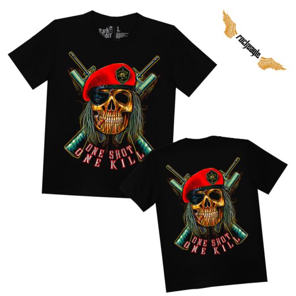 Rebell Skull - Koponyás póló - Darkrider™