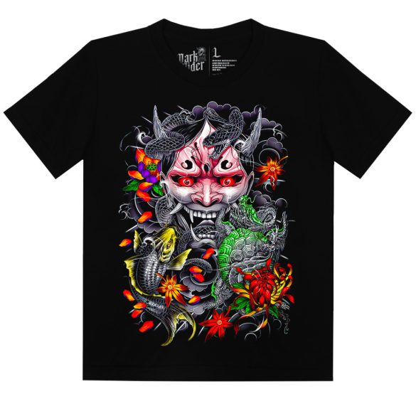 Oni Japan art - Koponyás póló - Darkrider™