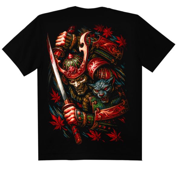 Oni warrior Samurai póló - Japan art collection - Darkrider™