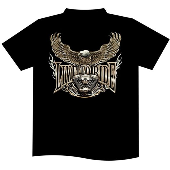 Live To Ride Bikers T-shirt
