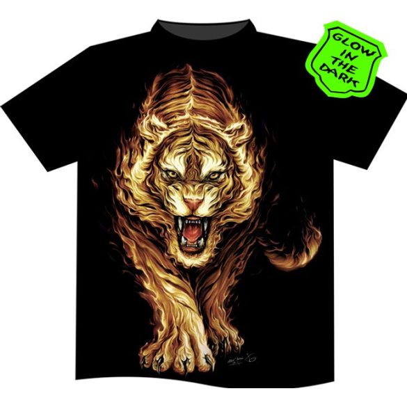 Flaming Tiger T-shirt