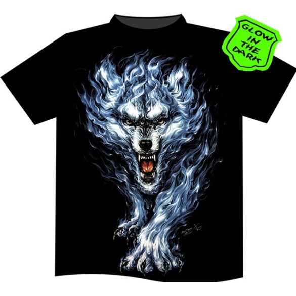 Flaming Wolf T-shirt