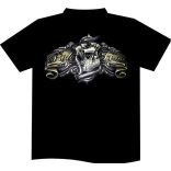 Motoros póló - Custom Bike Ride Free