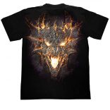 Sárkányos póló - Dragon skull