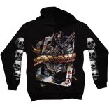 Rock n roll never die - Kapucnis pulóver