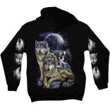 Night wolfs - Kapucnis pulóver