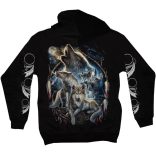 Wolf pack - Farkasos Kapucnis pulóver