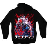 Chainsaw man - Anime Kapucnis pulcsi