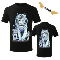 Állatos gyerek póló - White tiger family