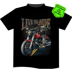 Live To Ride Biker póló