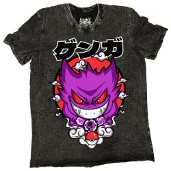 Pokemon - Gengar - Vintage washed - Tie Dye póló