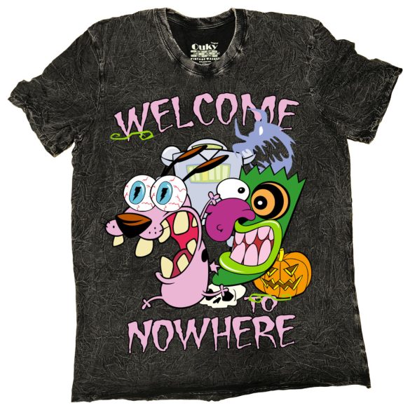 Coward - The cowardly dog - Vintage washed - Tie Dye póló