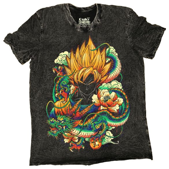 Dragonball - Vintage washed - Tie Dye póló