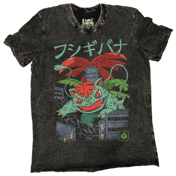Pokemon Ivysaur - Vintage washed - Tie Dye póló