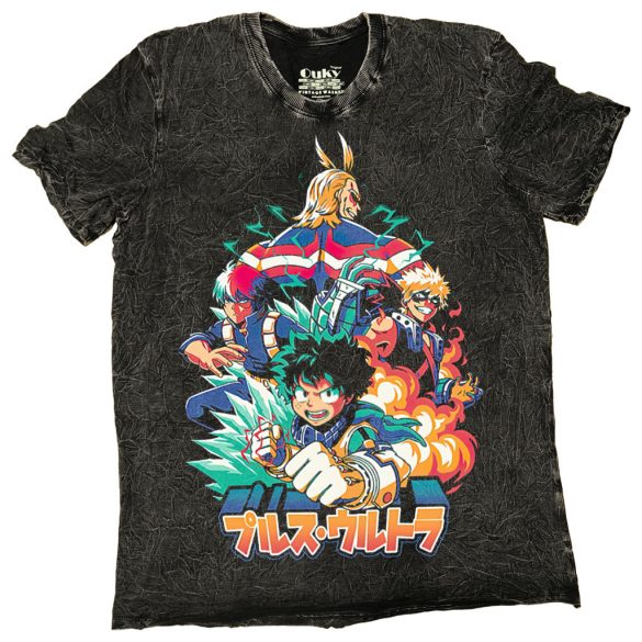 My hero academia - Vintage washed - Tie Dye póló